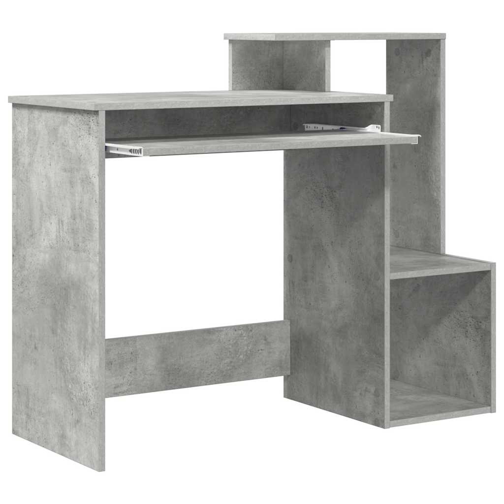 Bord Beton Grå 106 x 41 x 88,5 cm Konstrueret træ