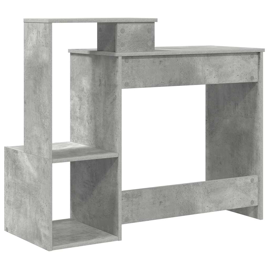 Bord Beton Grå 106 x 41 x 88,5 cm Konstrueret træ