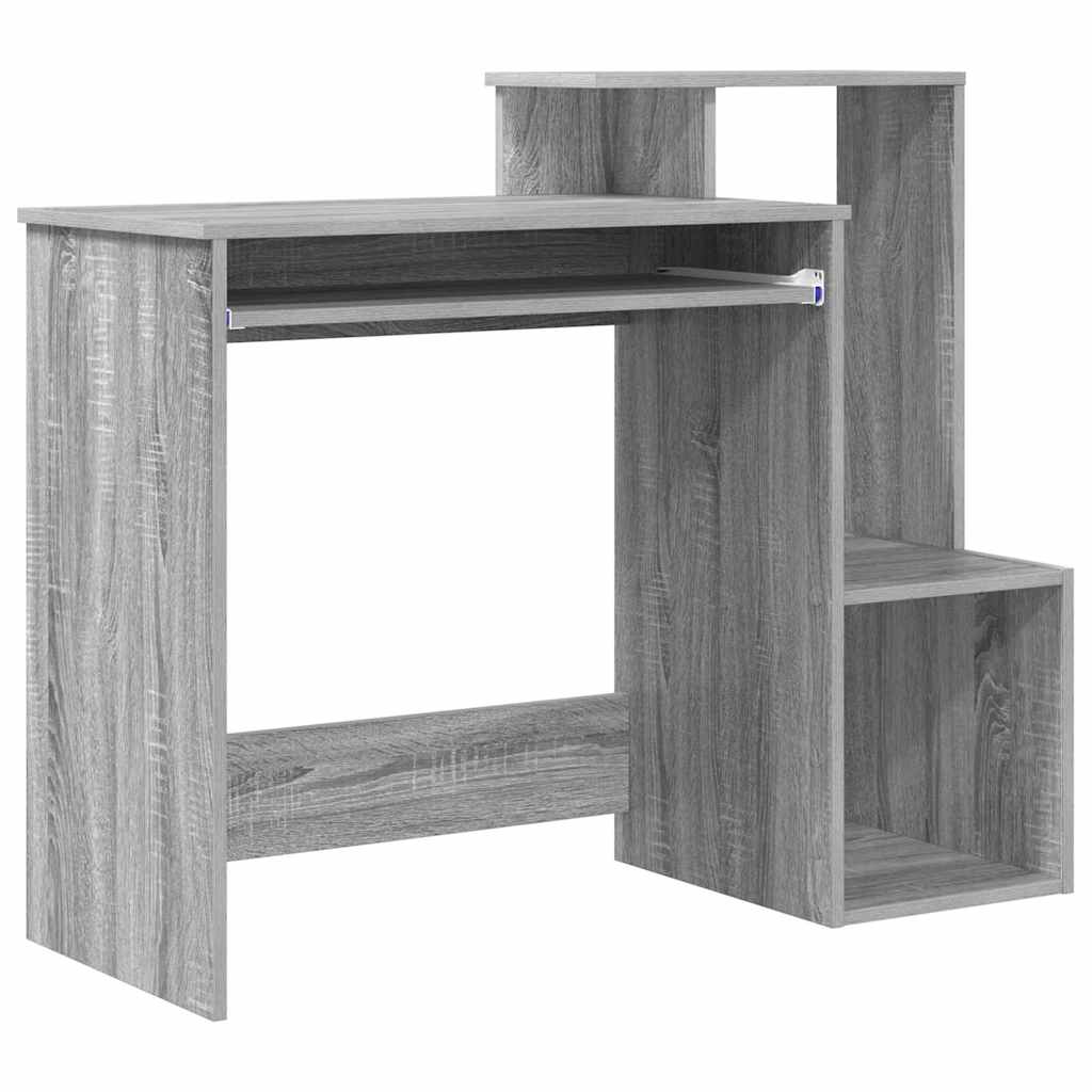 Bord Grå Sonoma 106 x 41 x 88,5 cm Konstrueret træ
