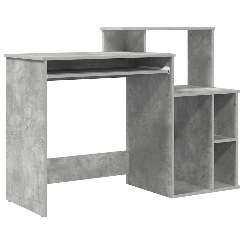 Bord Beton Grå 120,5 x 44 x 88,5 cm Konstrueret træ