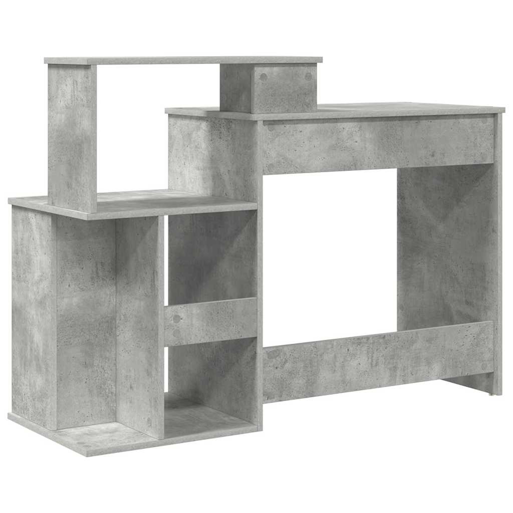 Bord Beton Grå 120,5 x 44 x 88,5 cm Konstrueret træ