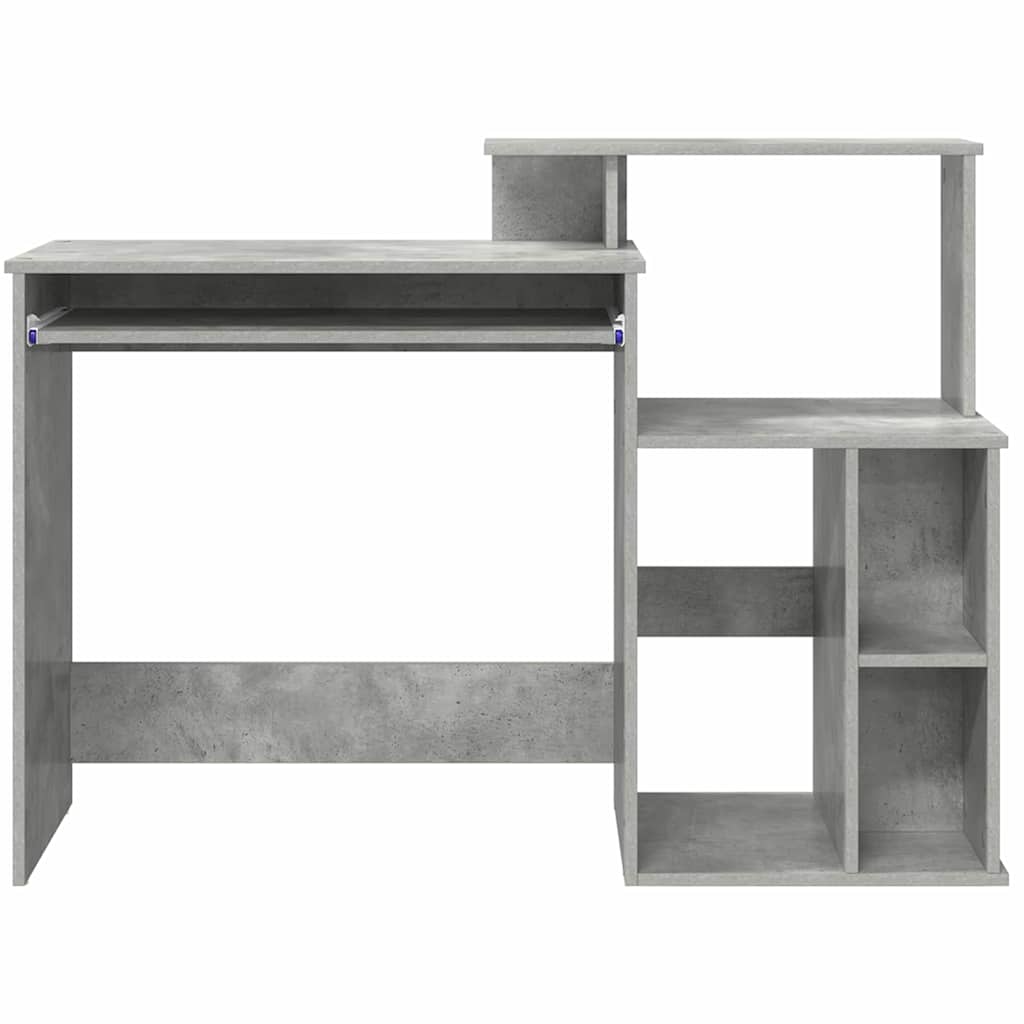 Bord Beton Grå 120,5 x 44 x 88,5 cm Konstrueret træ