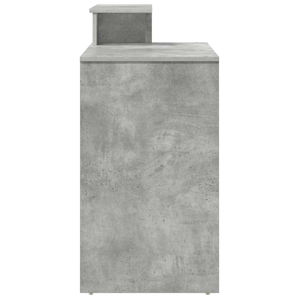 Bord Beton Grå 120,5 x 44 x 88,5 cm Konstrueret træ