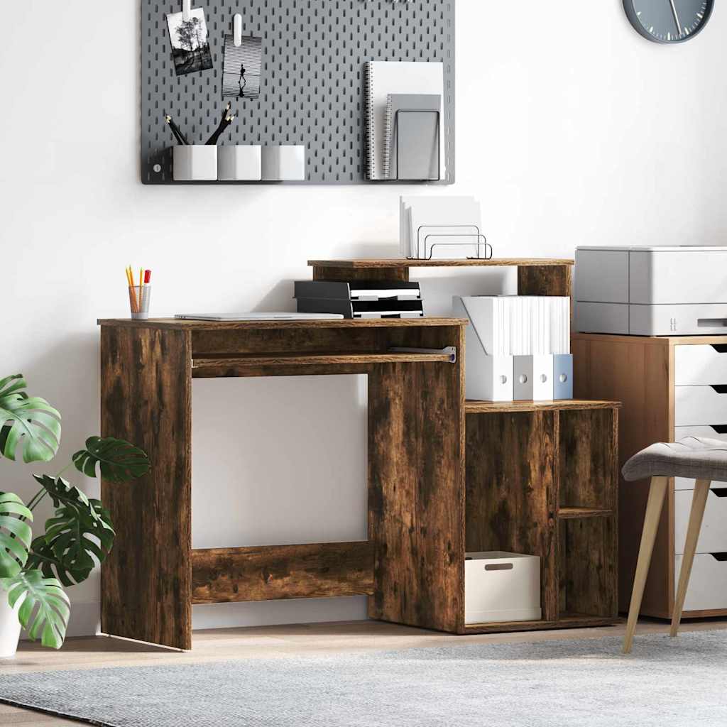 Bord Røget eg 120,5 x 44 x 88,5 cm Konstrueret træ