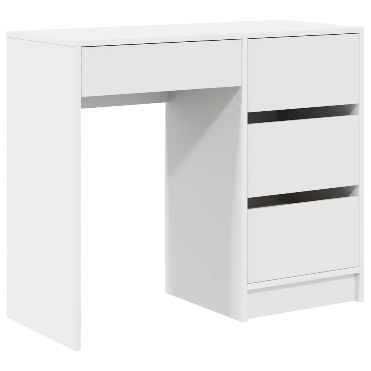 Bord Hvid Konstrueret træ 90 x 37.5 x 75 cm