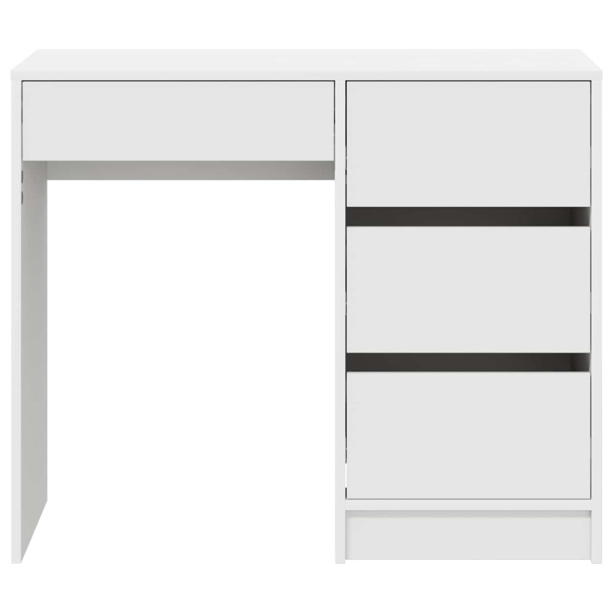 Bord Hvid Konstrueret træ 90 x 37.5 x 75 cm