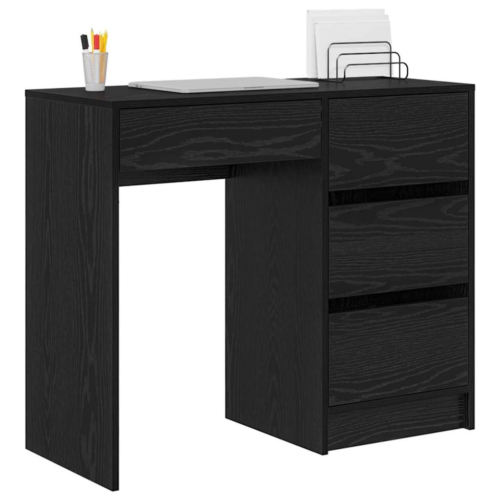 Bord Sort eg Konstrueret træ 90 x 37.5 x 75 cm