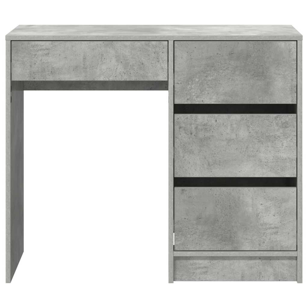 Bord Beton Grå Konstrueret træ 90 x 37.5 x 75 cm