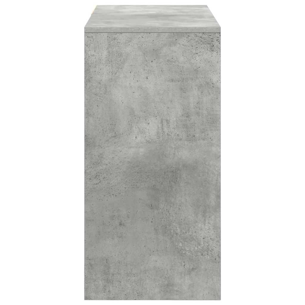 Bord Beton Grå Konstrueret træ 90 x 37.5 x 75 cm
