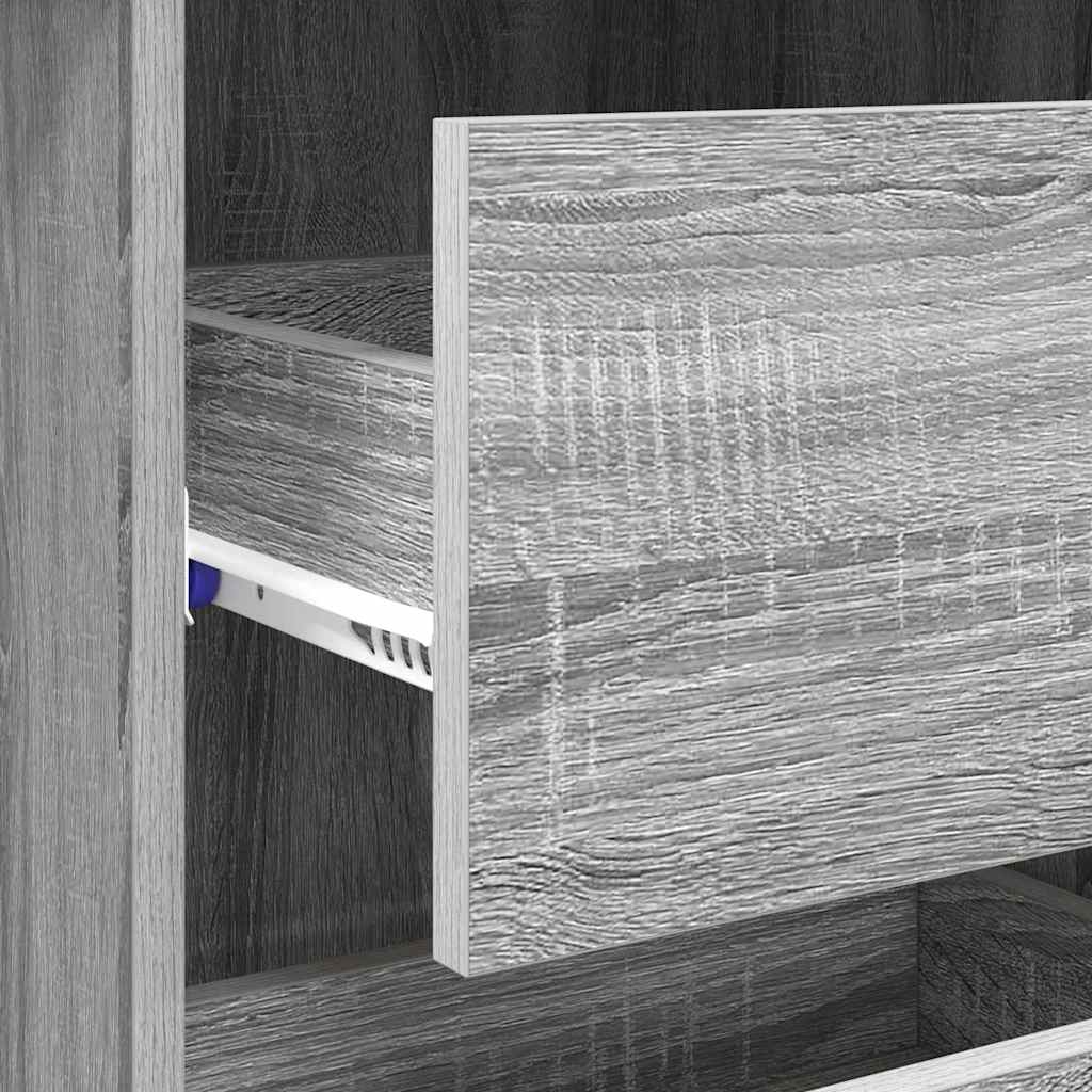 Bord Grå Sonoma Konstrueret træ 90 x 37.5 x 75 cm