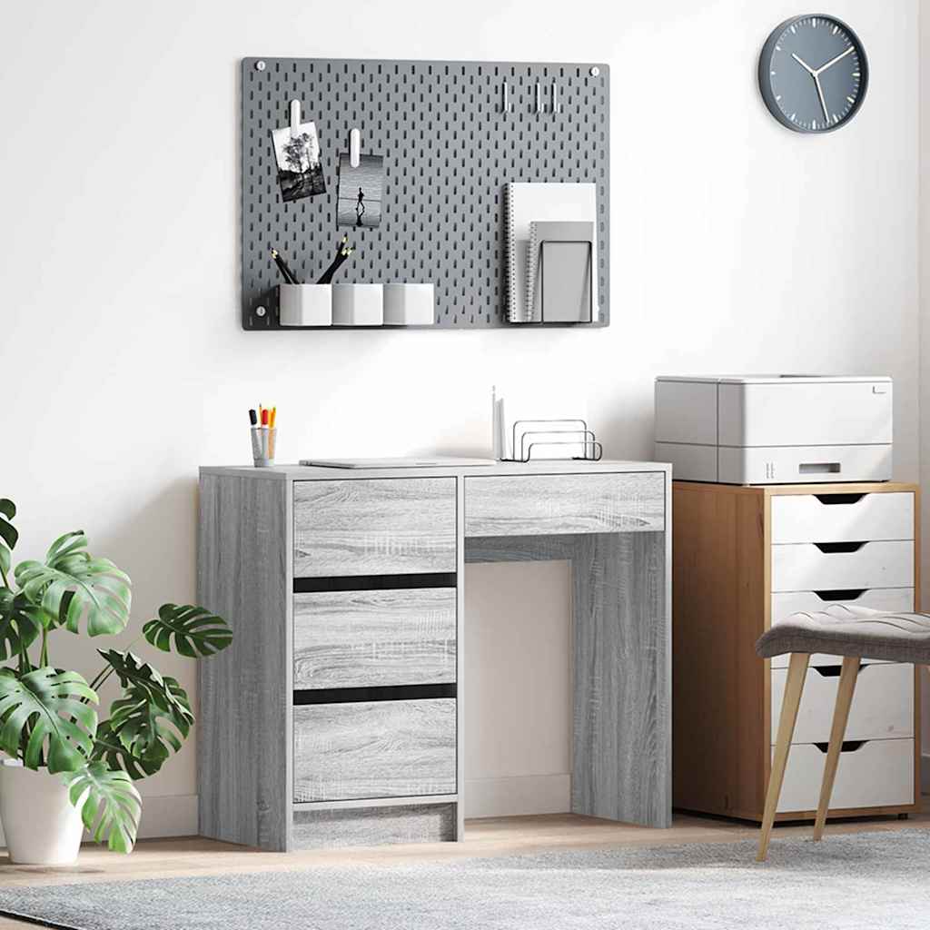 Bord Grå Sonoma Konstrueret træ 90 x 37.5 x 75 cm