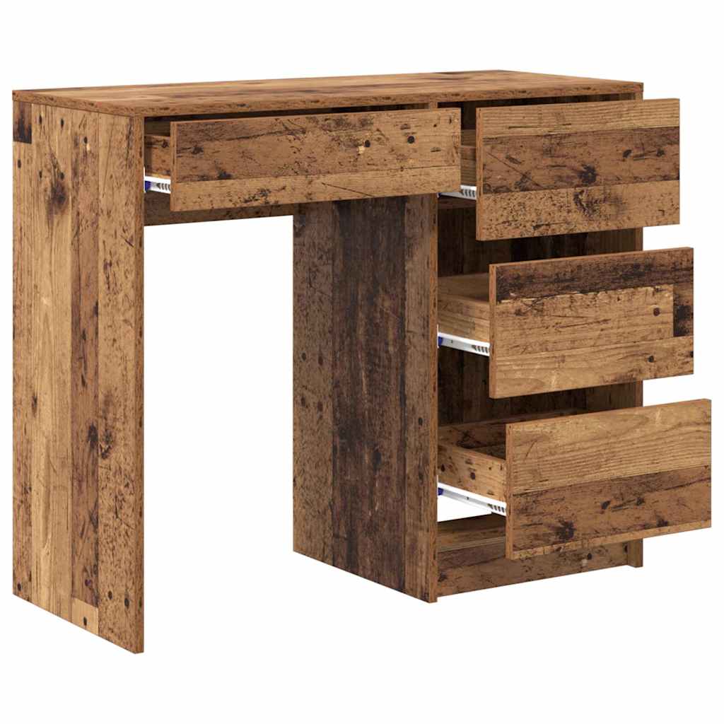 Bord Gammelt træ Konstrueret træ 90 x 37.5 x 75 cm