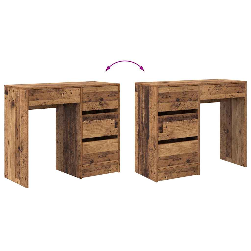 Bord Gammelt træ Konstrueret træ 90 x 37.5 x 75 cm