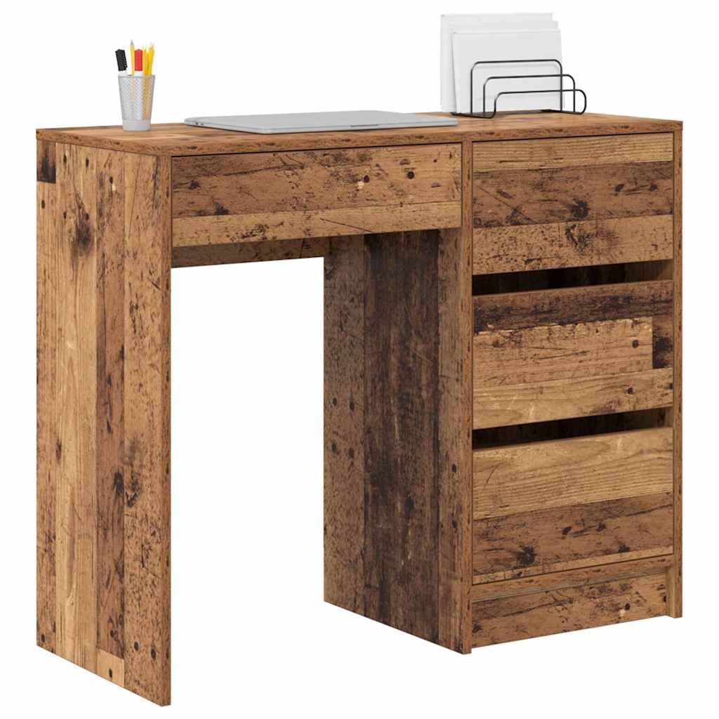 Bord Gammelt træ Konstrueret træ 90 x 37.5 x 75 cm