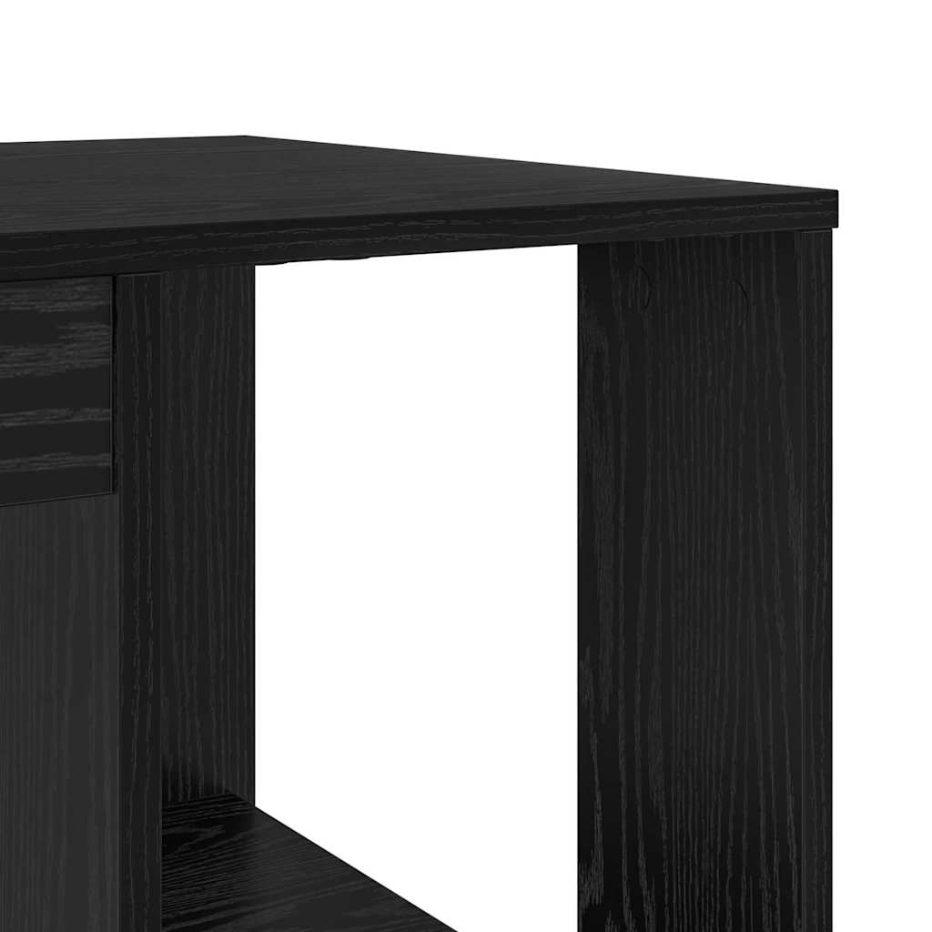 Bord Sort eg Konstrueret træ 130 x 50,5 x 75 cm