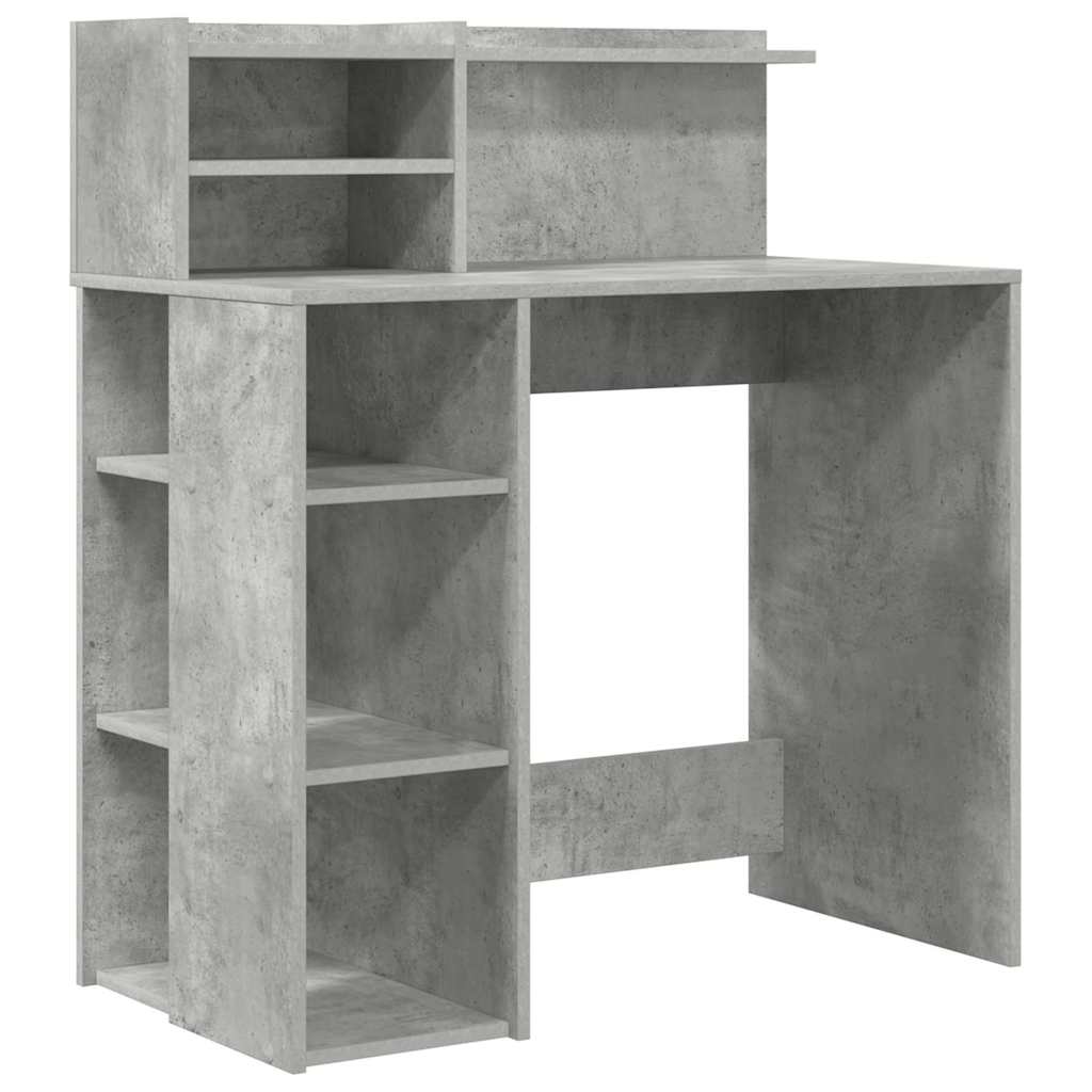 Bord Beton Grå Konstrueret træ 90 x 48 x 101,5 cm