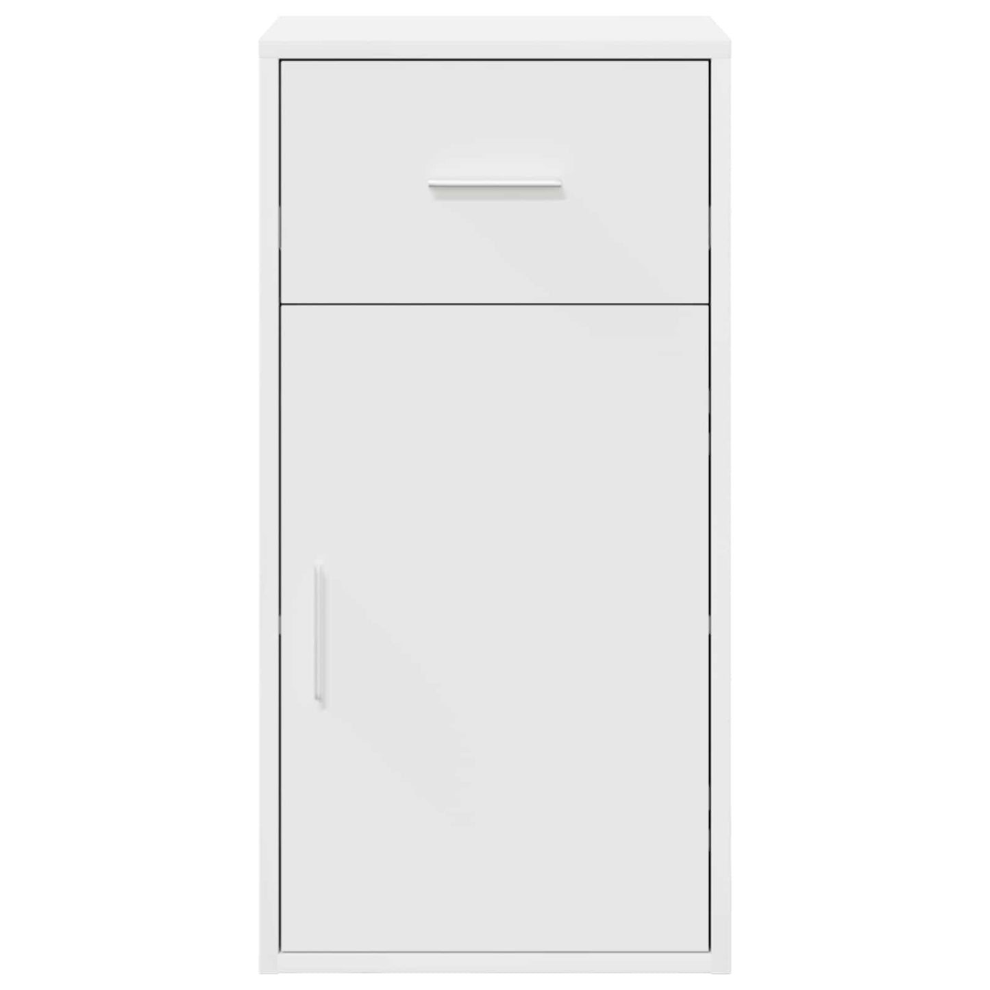 Sideboard med skuffe Hvid 38 x 34 x 75 cm