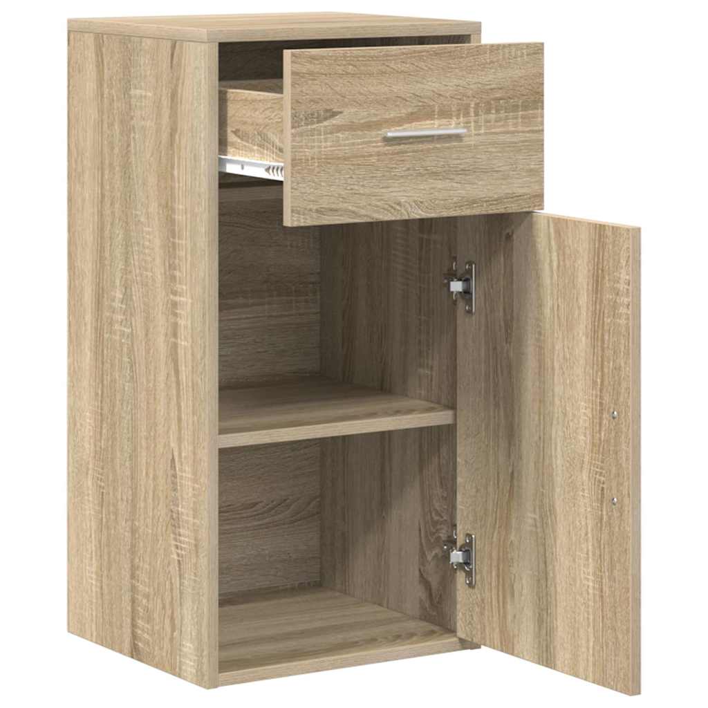 Sideboard med skuffe Sonoma eg 38 x 34 x 75 cm