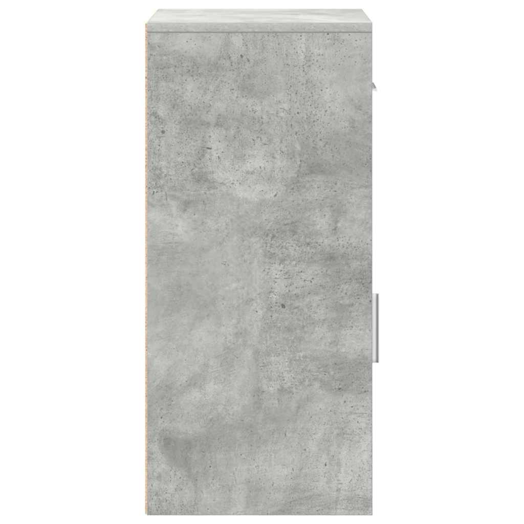 Sideboard med skuffe Beton Grå 38 x 34 x 75 cm