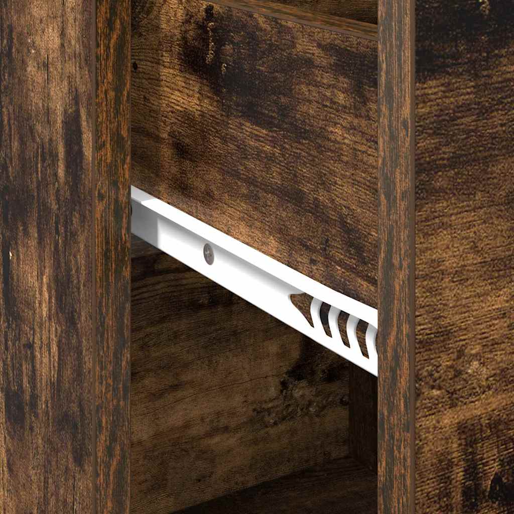 Sideboard med skuffe Røget eg 38 x 34 x 75 cm