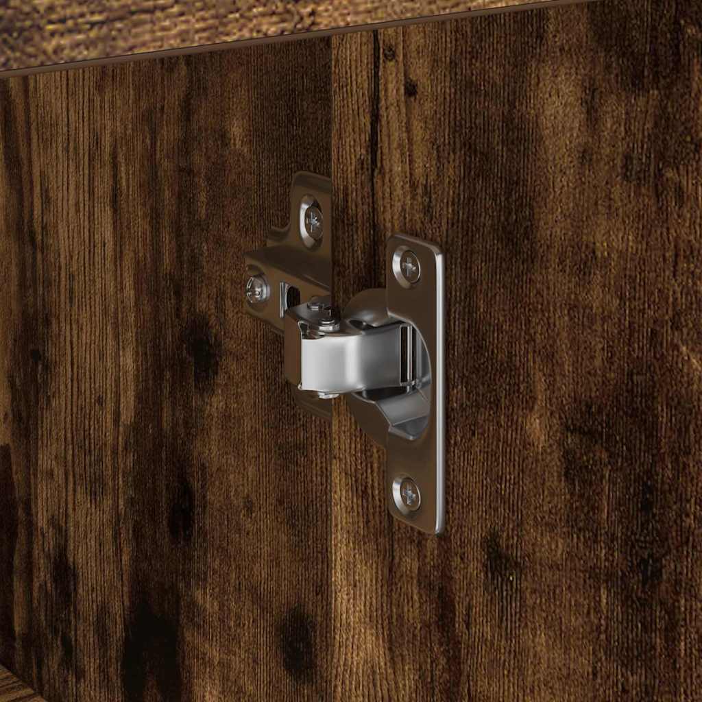 Sideboard med skuffe Røget eg 38 x 34 x 75 cm