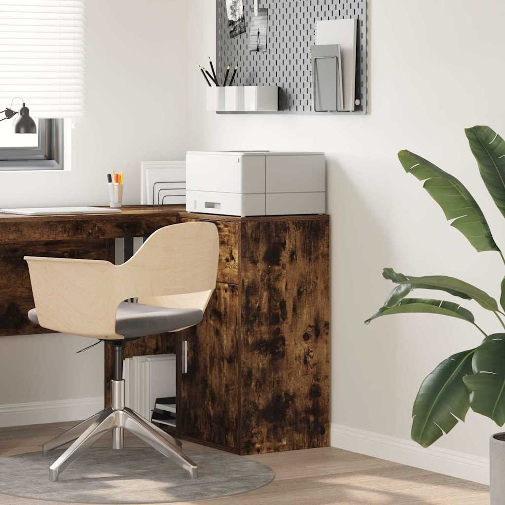 Sideboard med skuffe Røget eg 38 x 34 x 75 cm