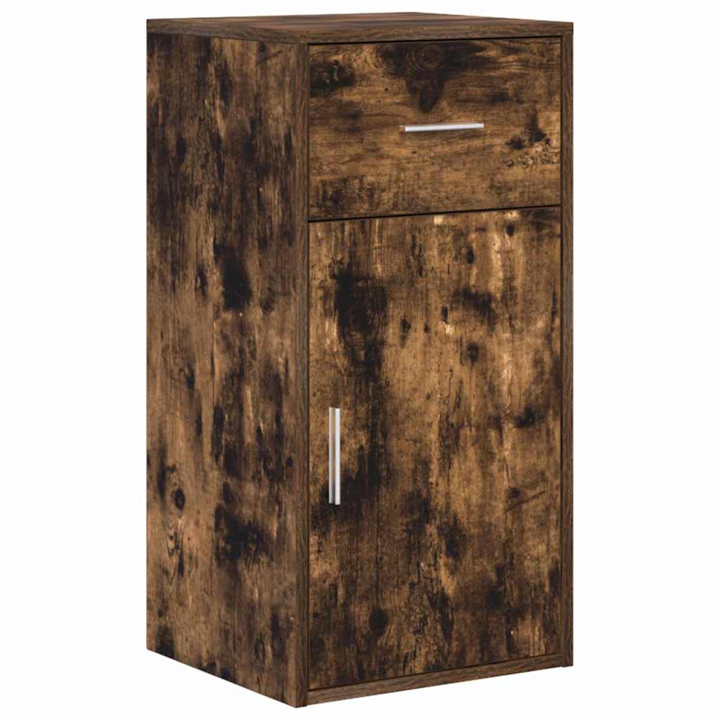 Sideboard med skuffe Røget eg 38 x 34 x 75 cm