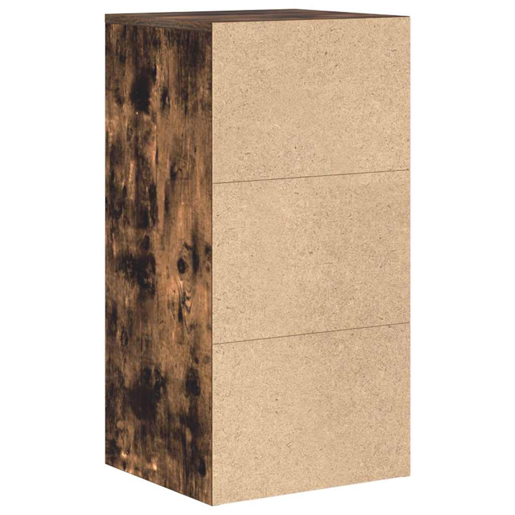 Sideboard med skuffe Røget eg 38 x 34 x 75 cm