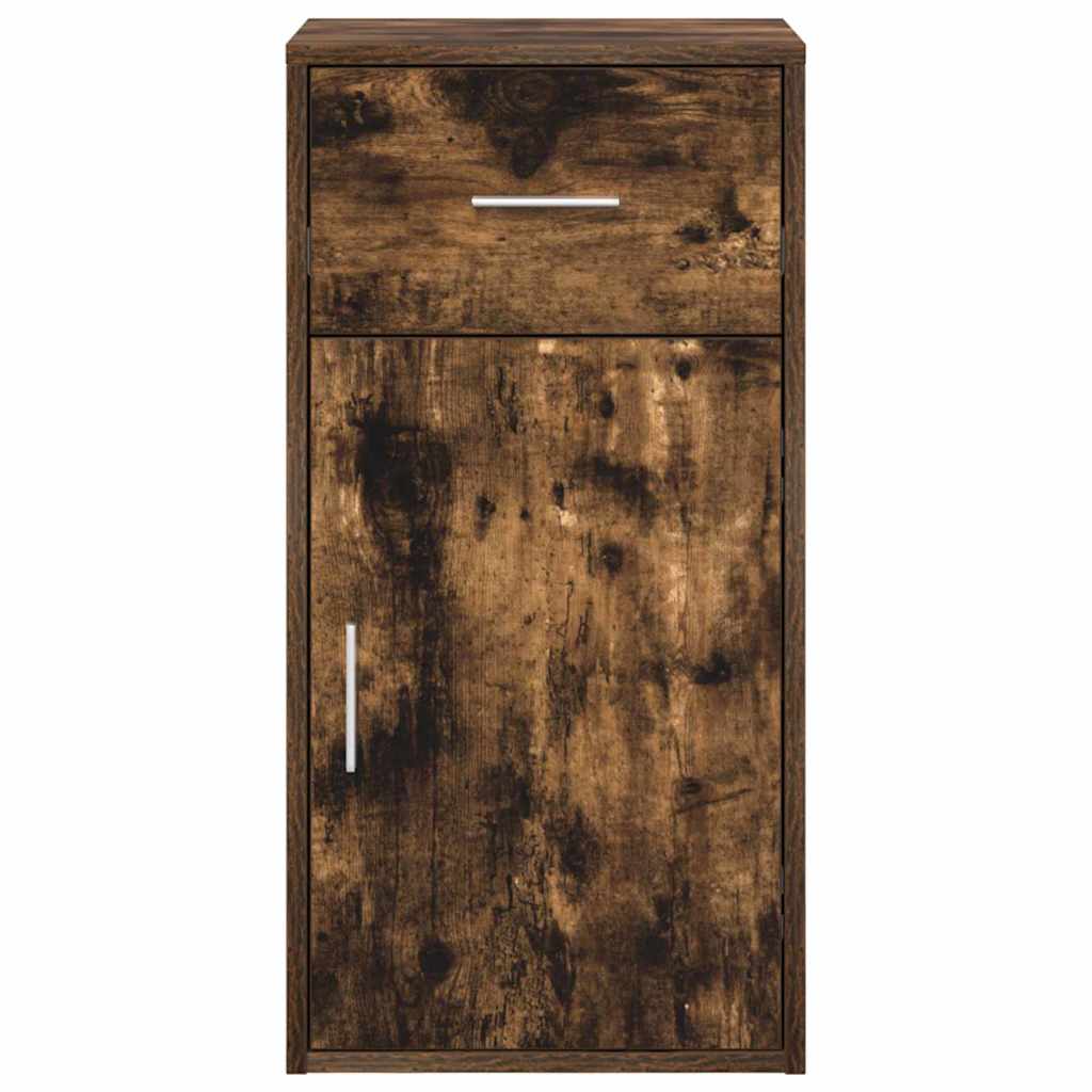 Sideboard med skuffe Røget eg 38 x 34 x 75 cm
