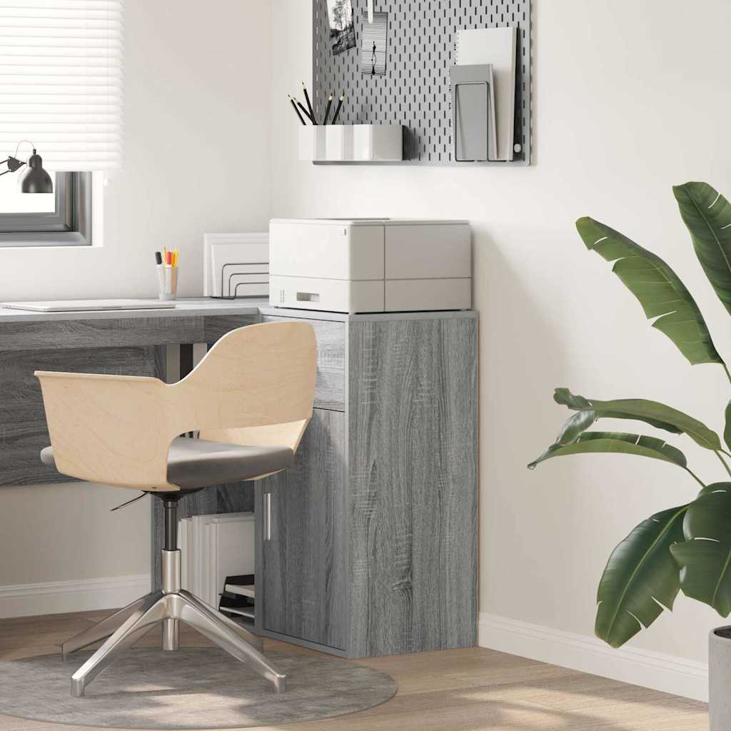 Sideboard med skuffe Grå Sonoma 38 x 34 x 75 cm