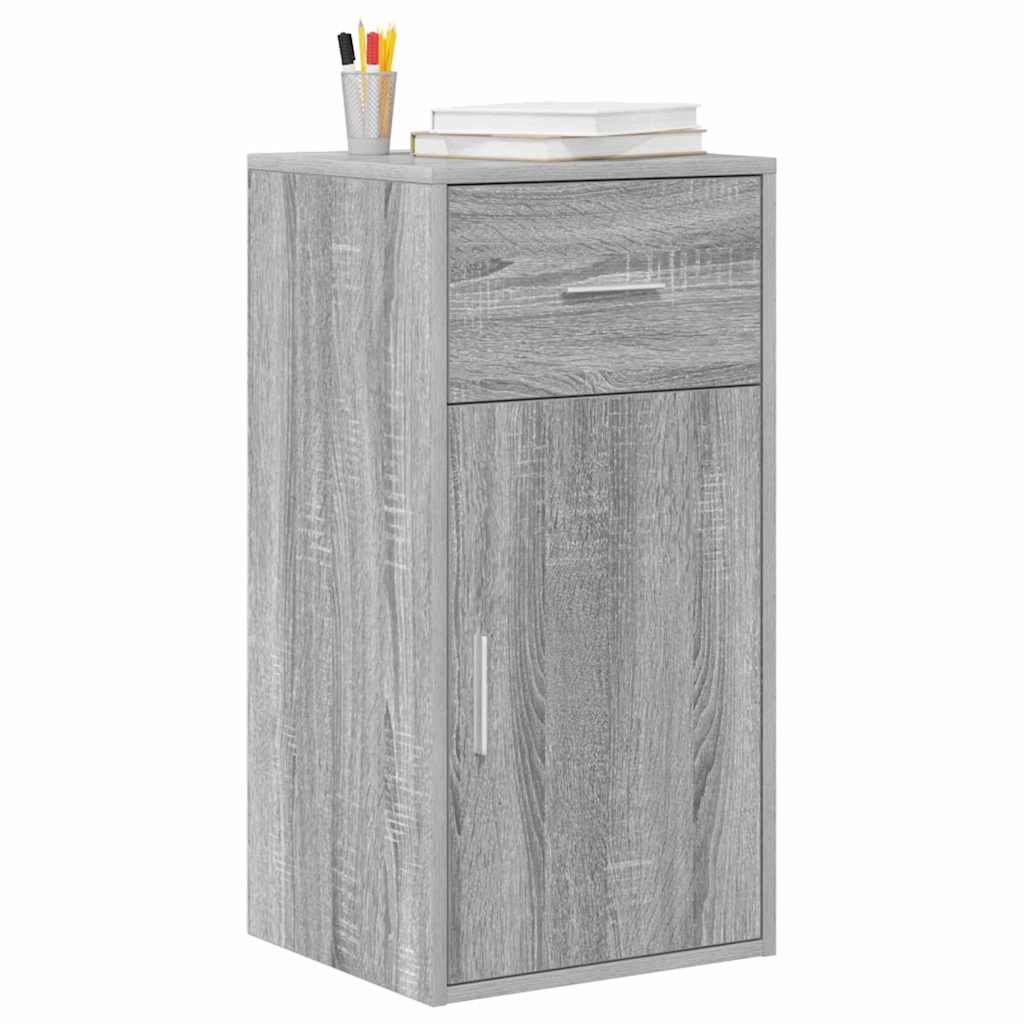 Sideboard med skuffe Grå Sonoma 38 x 34 x 75 cm