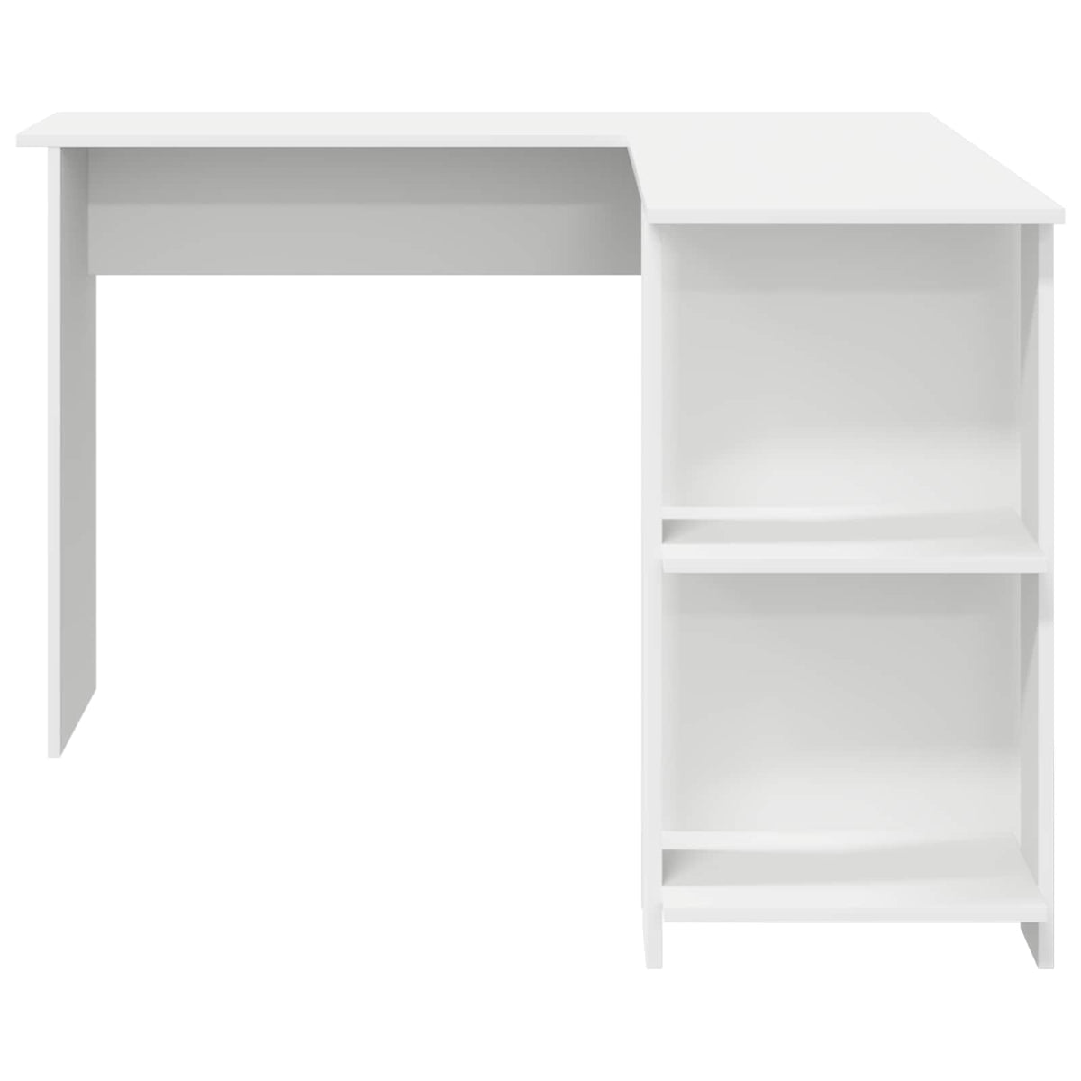 Hjørneskrivebord Hvid Konstrueret træ 140 x 113,5 x 75 cm
