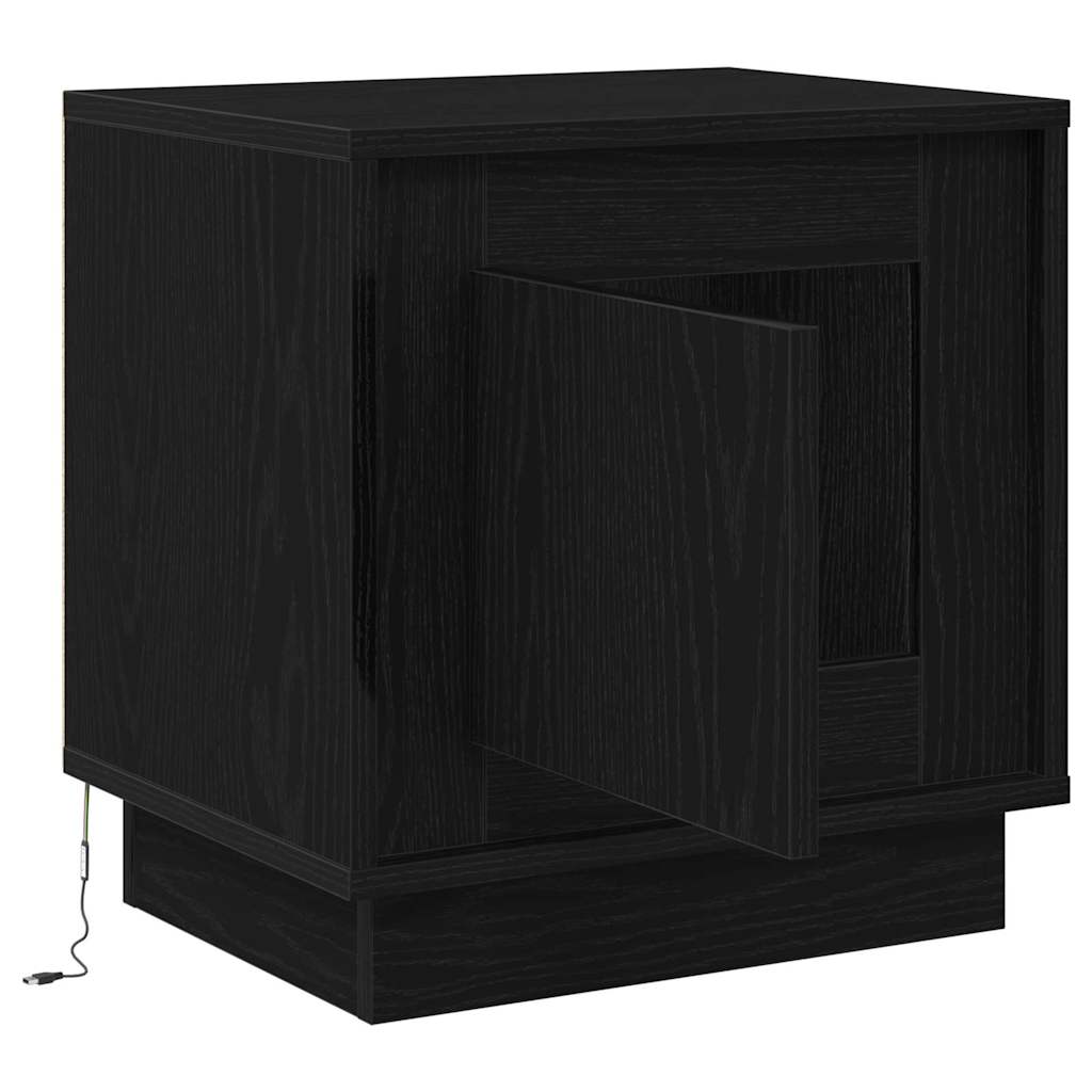 Natskab Sort 44 x 34,5 x 45 cm Konstrueret træ
