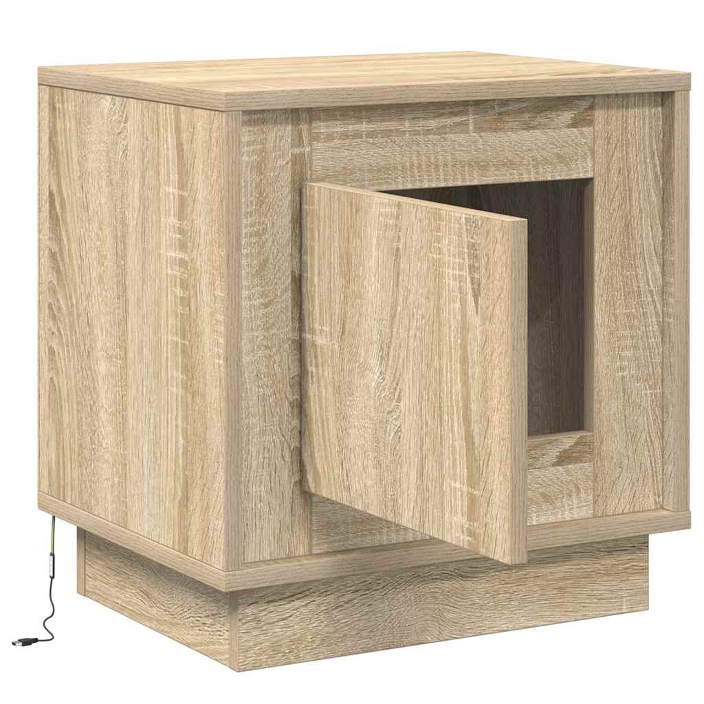 Natskab 2 stk. Sonoma eg 44 x 34,5 x 45 cm Konstrueret træ