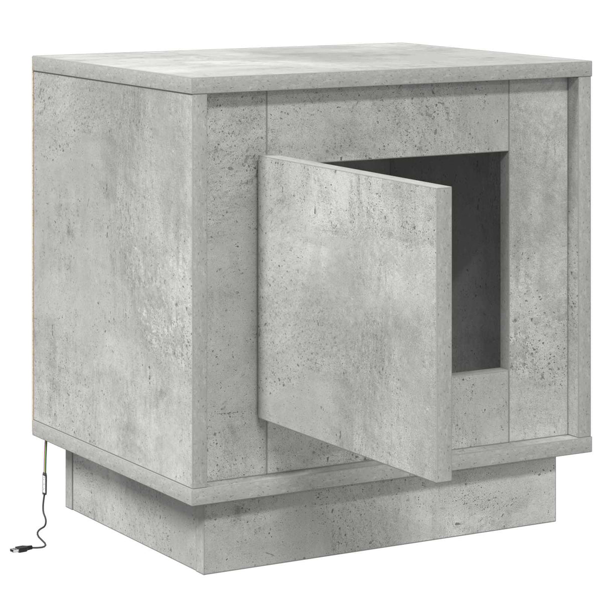 Natskab Beton Grå 44 x 34,5 x 45 cm Konstrueret træ