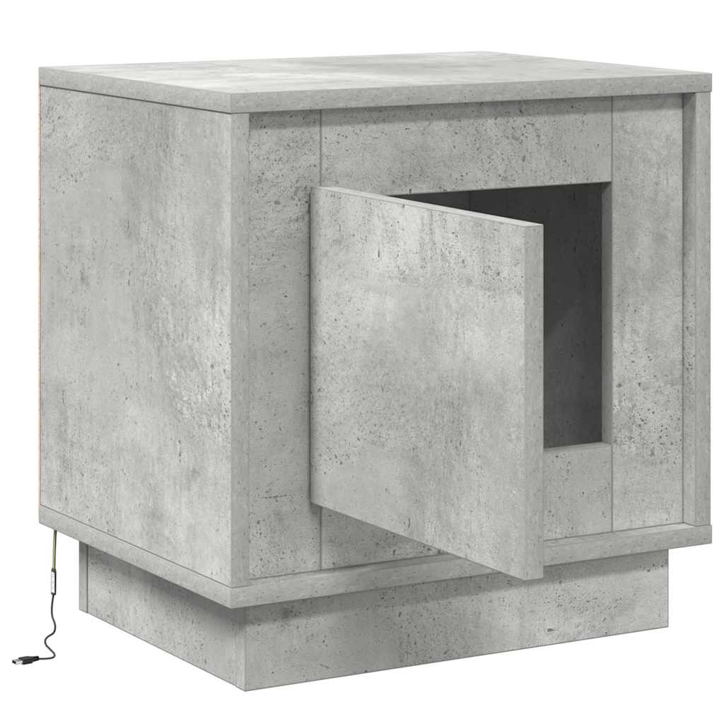 Natskab 2 stk. Beton Grå 44 x 34,5 x 45 cm Konstrueret træ