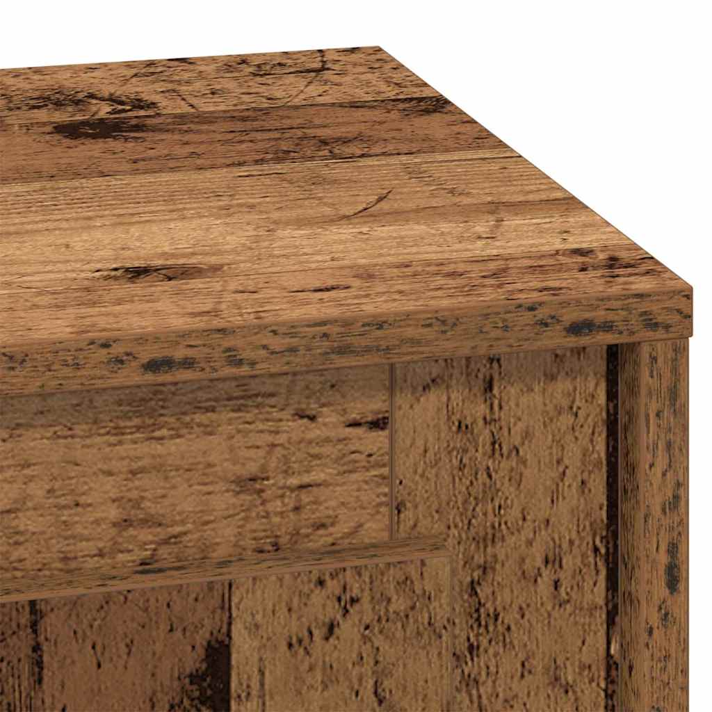 Natskab 2 stk. Gammelt træ 44 x 34,5 x 45 cm Konstrueret træ