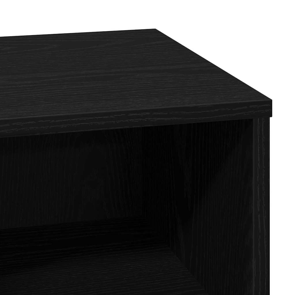 Natskab Sort eg 50 x 34,5 x 50 cm. Konstrueret træ