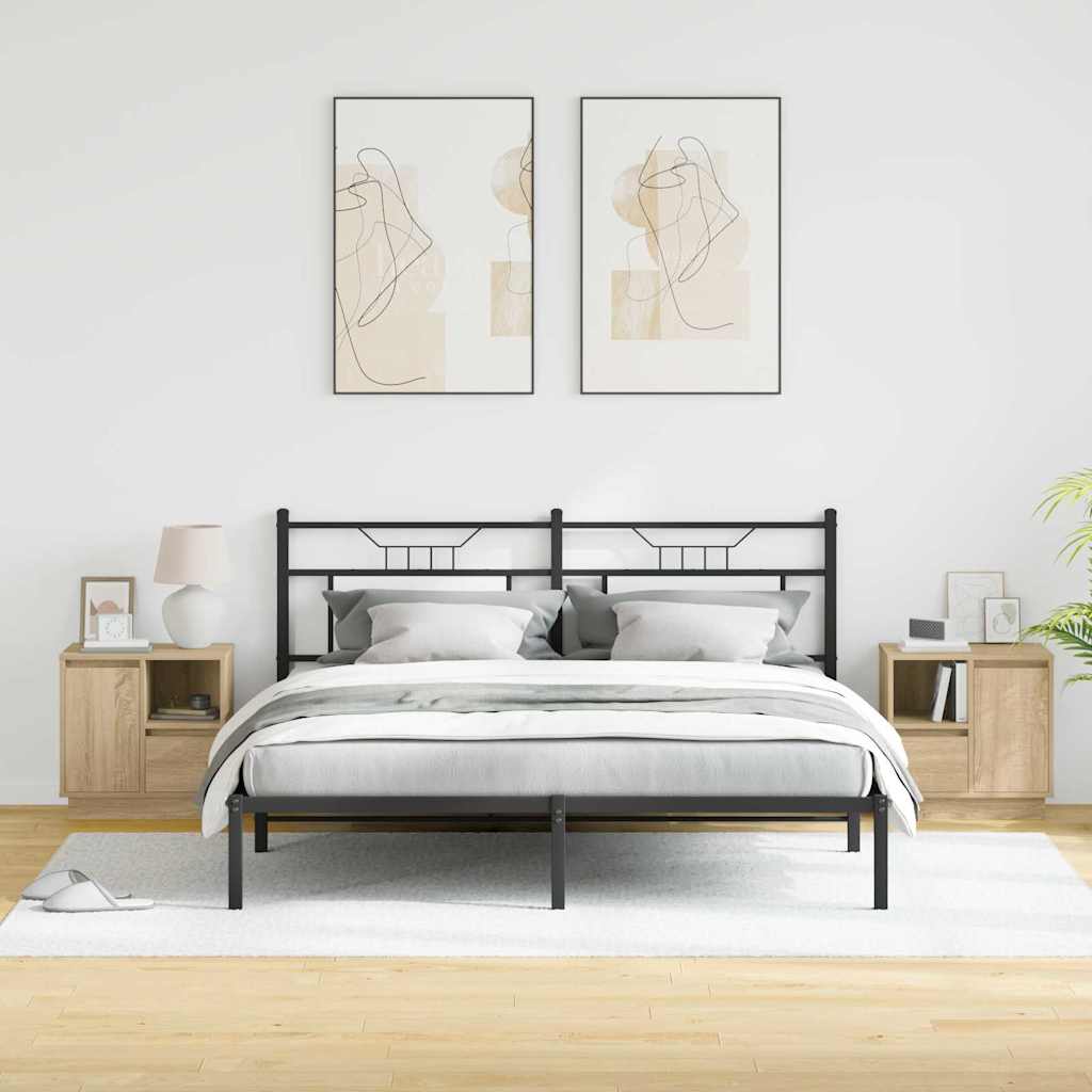 Natskab 2 stk. Sonoma eg 50 x 34,5 x 50 cm. Konstrueret træ