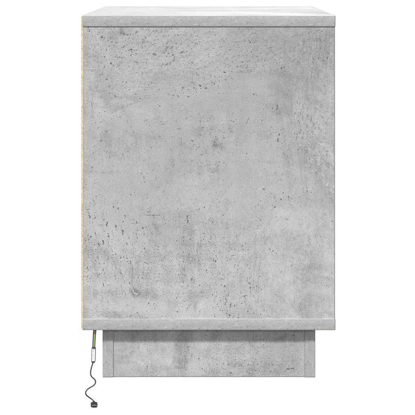 Natskab Beton Grå 50 x 34,5 x 50 cm. Konstrueret træ