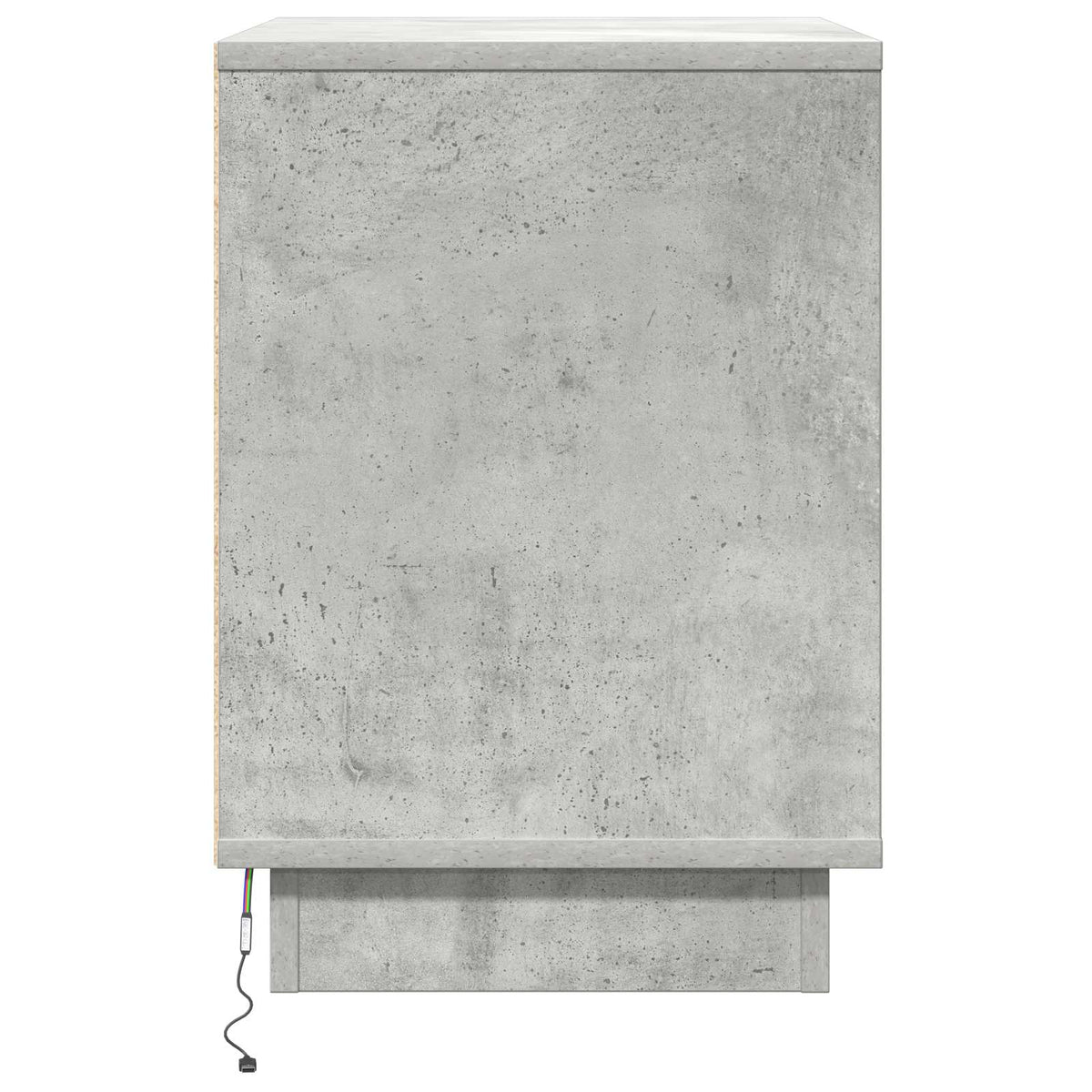 Natskab 2 stk. Beton Grå 50 x 34,5 x 50 cm. Konstrueret træ