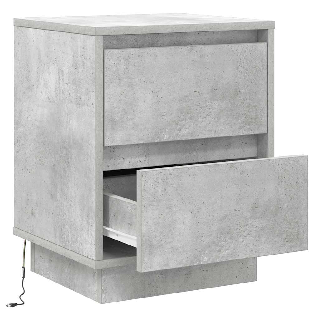 Natskab Beton Grå 39 x 34,5 x 50 cm Konstrueret træ
