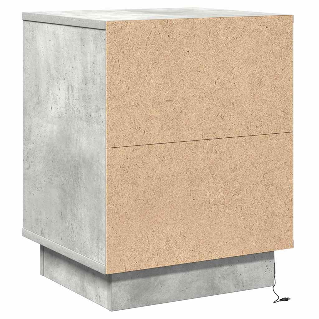 Natskab Beton Grå 39 x 34,5 x 50 cm Konstrueret træ