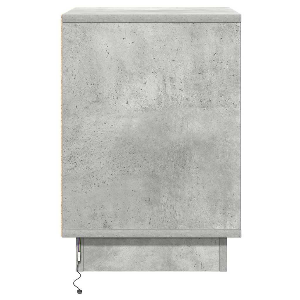 Natskab Beton Grå 39 x 34,5 x 50 cm Konstrueret træ