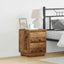 Natskab 2 stk. Gammelt træ 39 x 34,5 x 50 cm Konstrueret træ