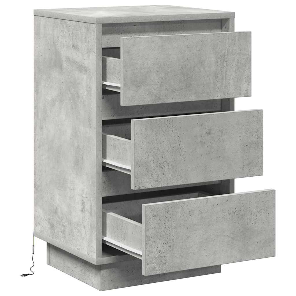 Natskab Beton Grå 39 x 34,5 x 65 cm Konstrueret træ