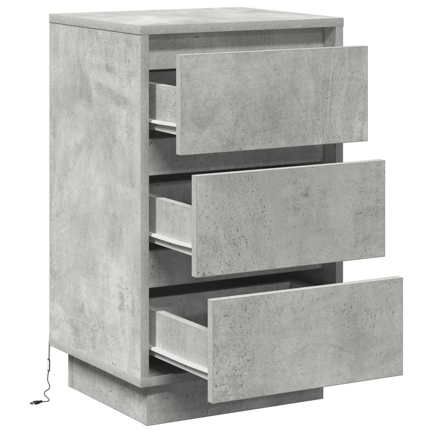 Natskab Beton Grå 39 x 34,5 x 65 cm Konstrueret træ