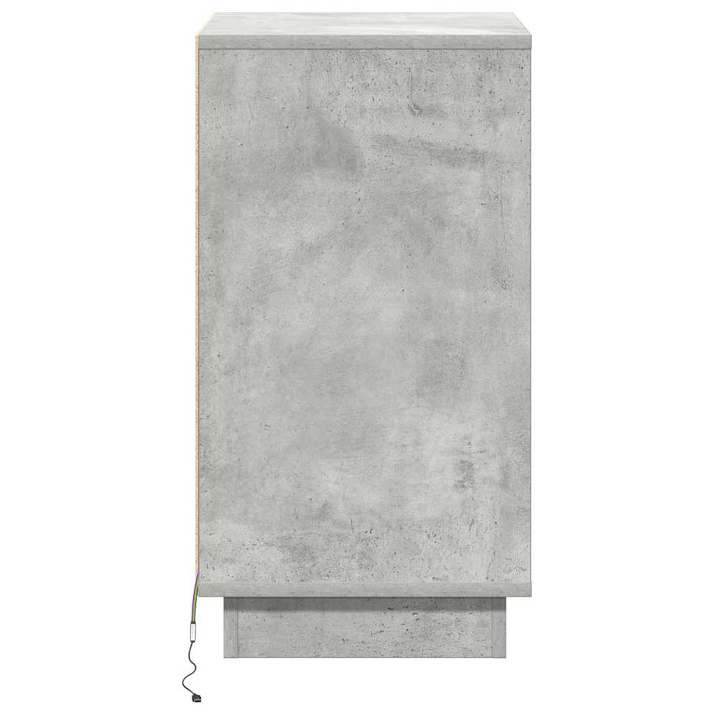 Natskab Beton Grå 39 x 34,5 x 65 cm Konstrueret træ