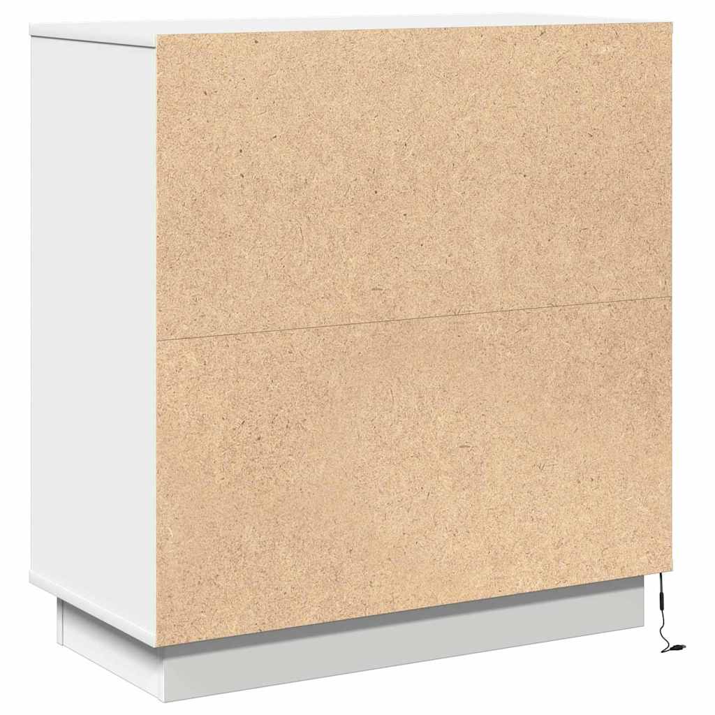 Natskab Hvid 71 x 34,5 x 75 cm Konstrueret træ