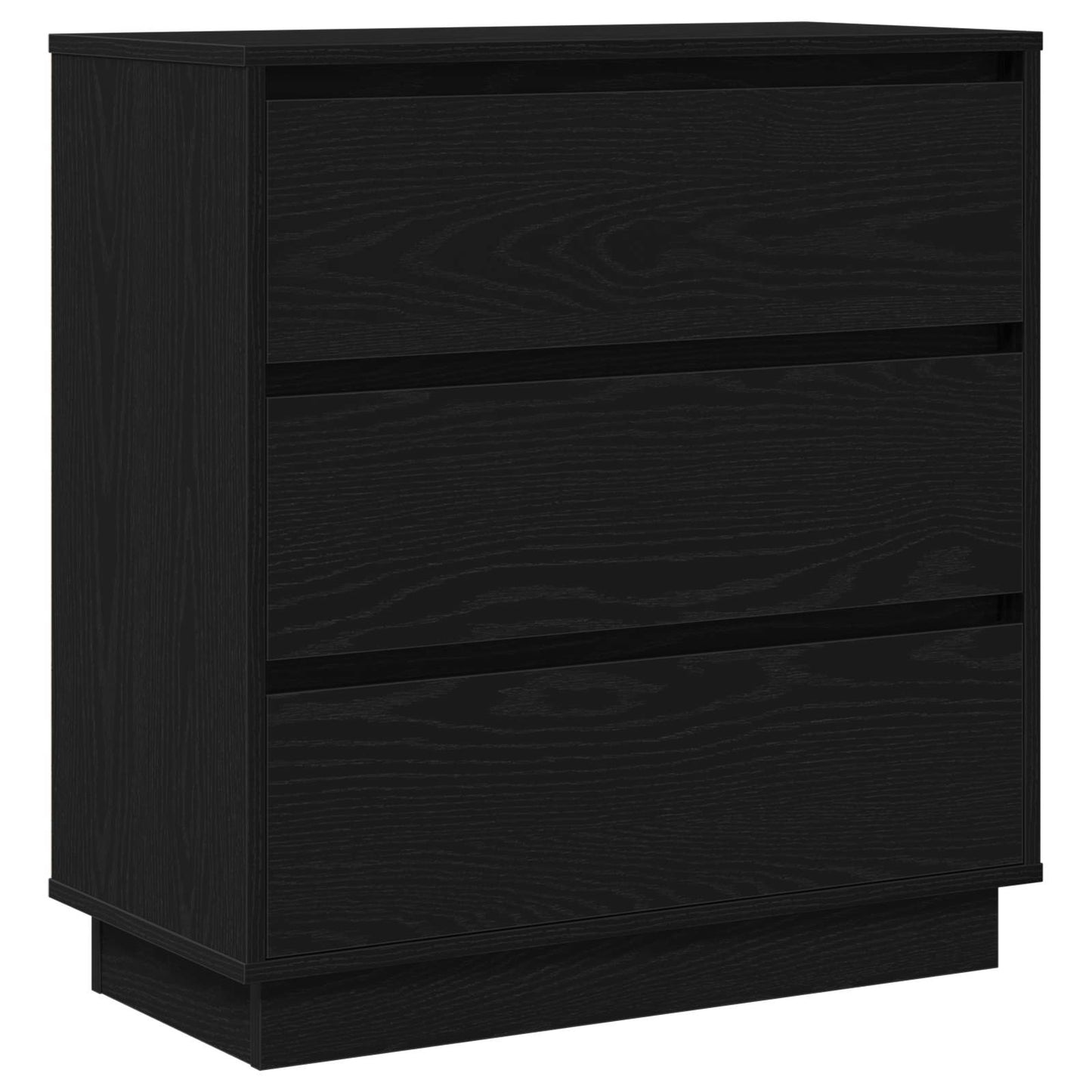 Natskab Sort eg 71 x 34,5 x 75 cm Konstrueret træ